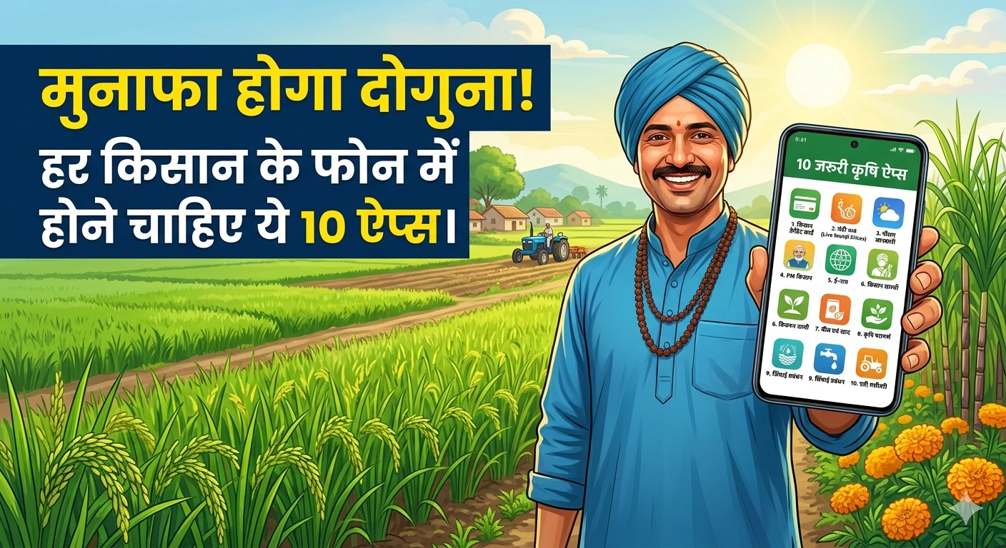 Top 10 Agriculture Mobile Apps for Indian Farmers in Hindi